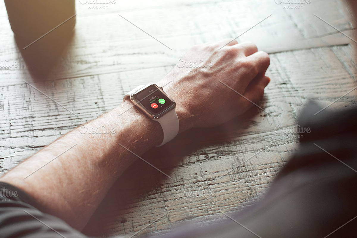 Smartwatch Mockups Bundle v1, a Wearable Device Mockup by Abstract Background (Photo 12 of 12)