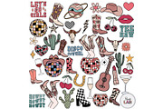 Disco Cowgirl Procreate Set, a Brushes & More by Brush Lab (Thumbnail 2 of 8)