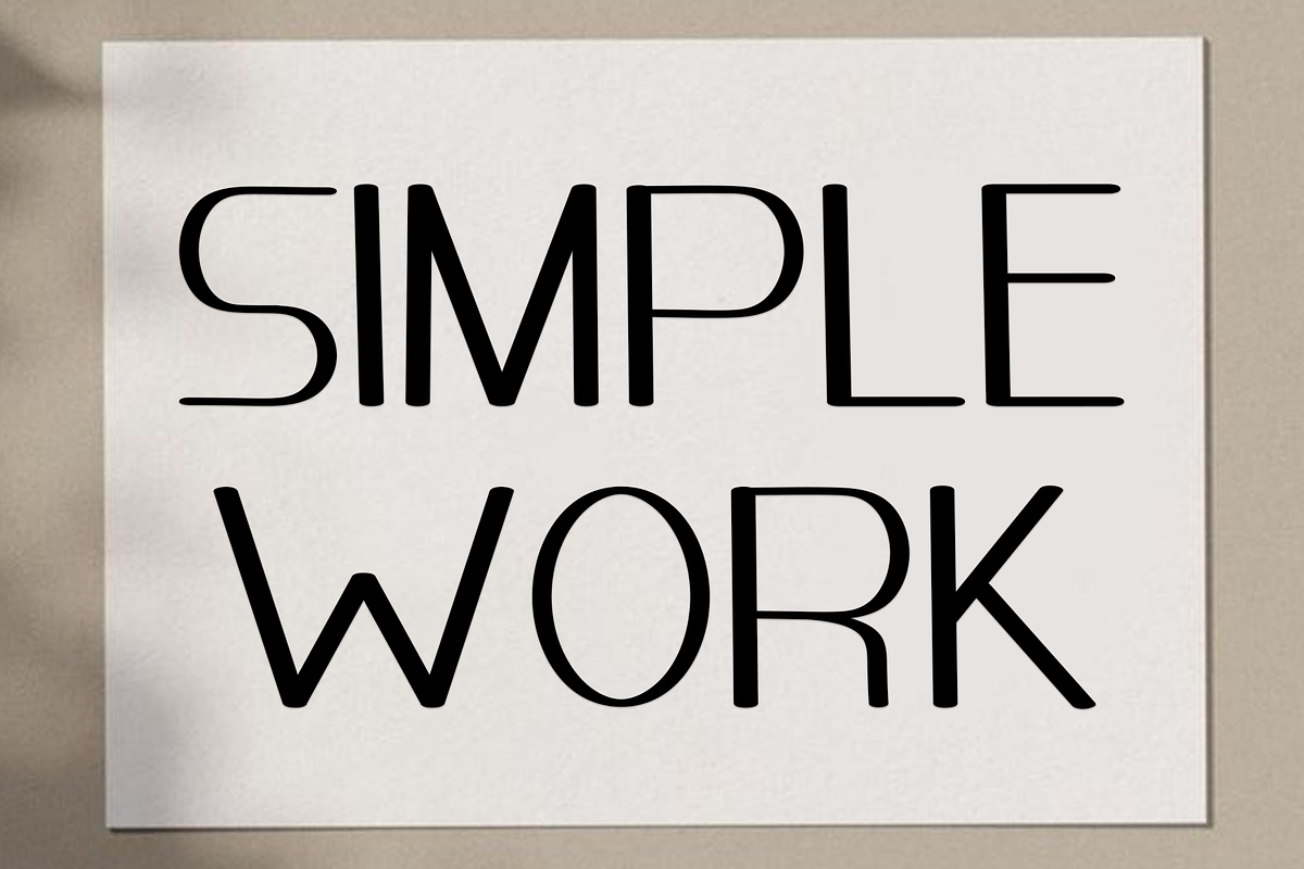 Simple Better, a Sans Serif Font by FreshTypeINK (Photo 7 of 8)