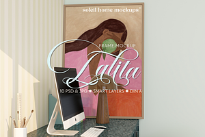 LALITA | Colorful Frame Mockup Set