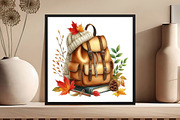 Back to School Lady Bag Clipart, an Illustration by DreamCafeArt (Thumbnail 4 of 5)