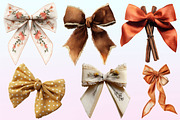 Autumn Coquette Bows Clipart, a Graphic by CitraGraphics (Thumbnail 2 of 4)
