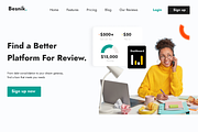 Social proofing Landing Page, a Landing Page Template by FoxStore (Thumbnail 2 of 6)