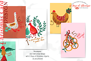 12 Days of Christmas Folk Art, a Seasonal Illustration by Arie Clares (Thumbnail 3 of 12)