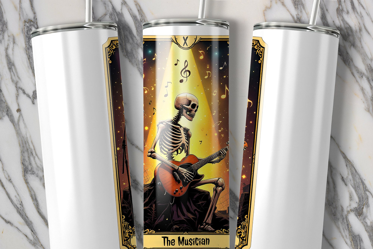 Funny Horror Tarot Cards PNG Bundle, a Decorative Illustration by Twisted Mountains (Photo 9 of 10)