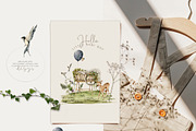 Little woodland Cute baby animals, an Animal Illustration by 60secondsArt (Thumbnail 10 of 13)
