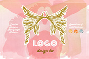 Design Kit for Her Logos, a Branding & Logo Template by TinyBerryJoy (Thumbnail 1 of 9)