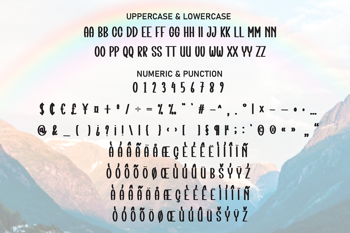 Sunday Rainbow | Script Font, a Script Font by Scratchones (Photo 7 of 8)