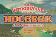 Hulberk - a Nostalgic Slab Serif, a Slab Serif Font by Letterhend Studio (Thumbnail 1 of 9)