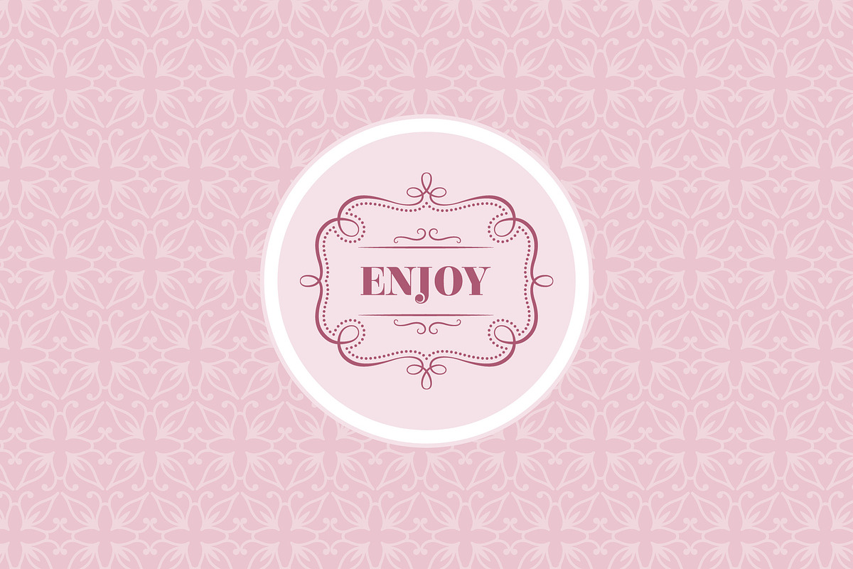 Big Vintage Frames & Decors Set, a Texture Illustration by FourLeafLover (Photo 10 of 10)