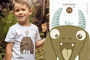 MONSTER PARTY. Kids collection, an Animal Illustration by polikarpovaart (Thumbnail 8 of 10)