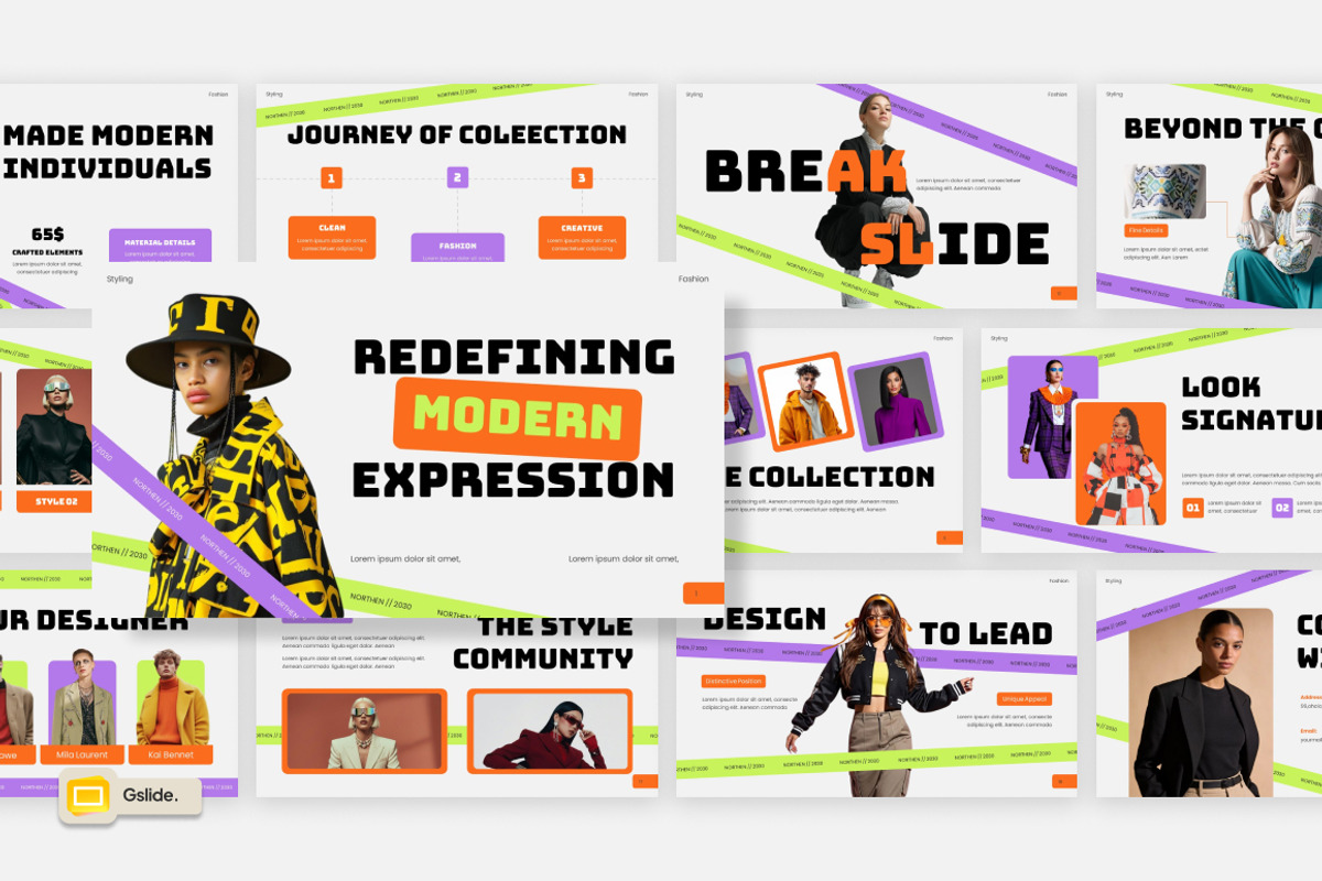 Fashion Collection Pitch, a Presentation Template by Loin Studio (Photo 1 of 4)
