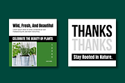 Botanical Social Media Post Template, a Social Media Template by MightyDesign (Thumbnail 5 of 8)