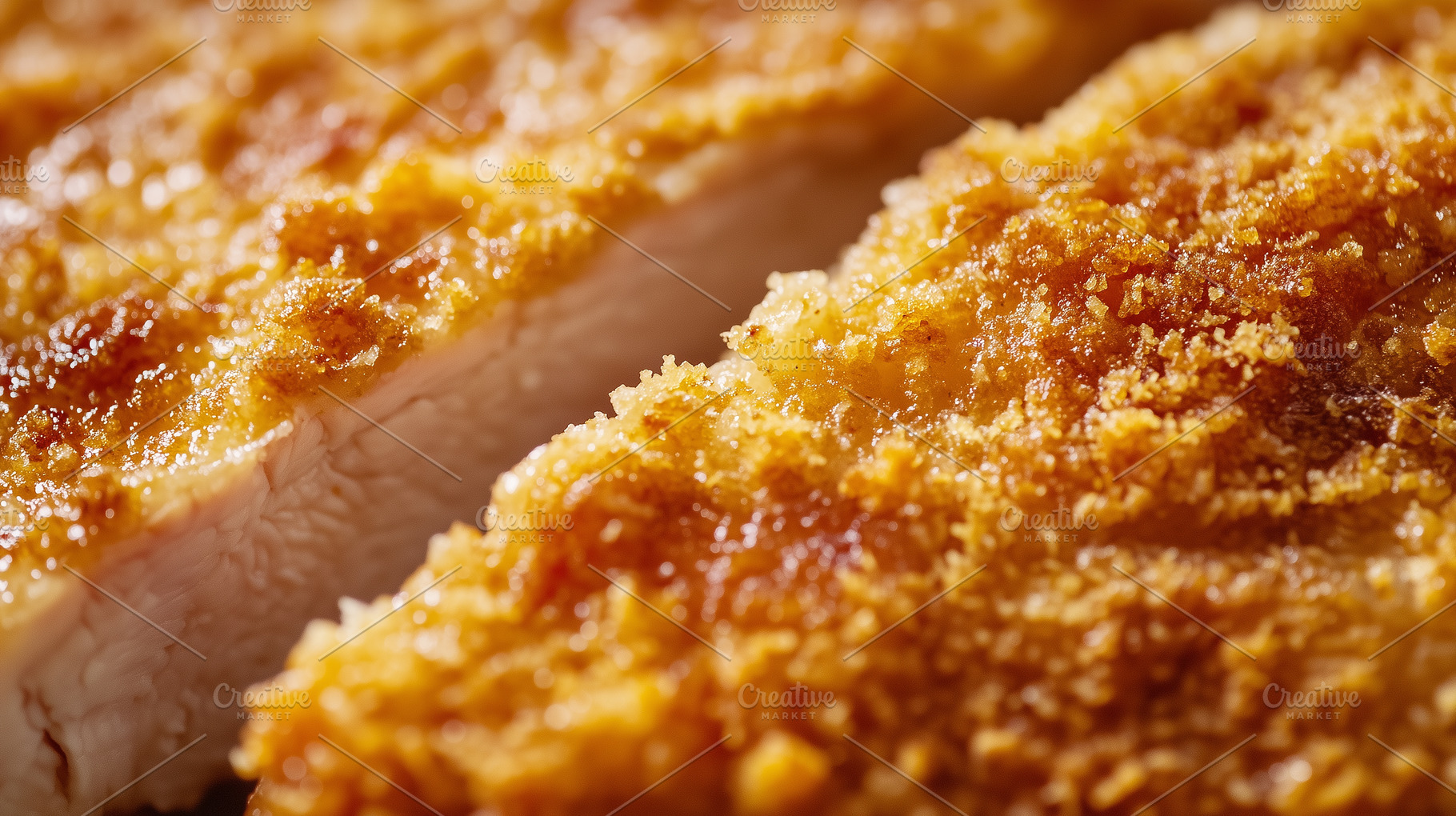 Golden crispy breaded pork cutlet, a Food & Drink Photo by MistyDay