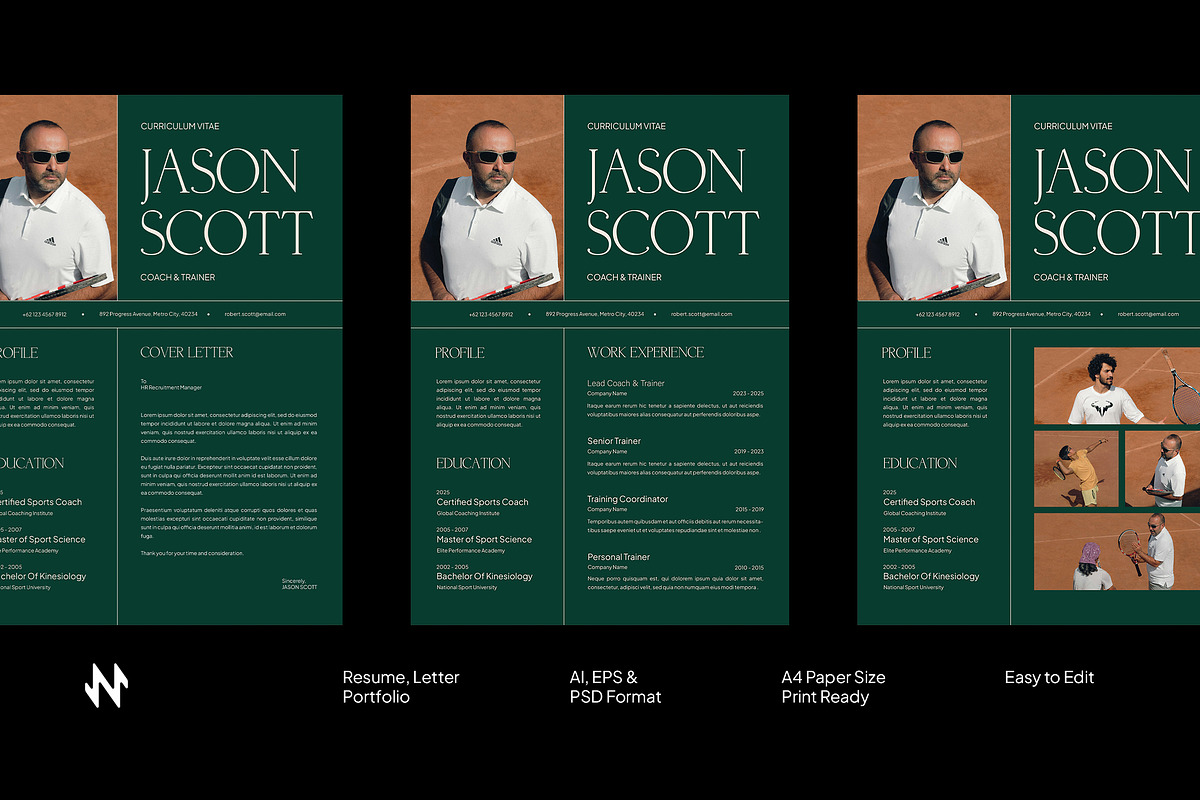 Green Classic Resume