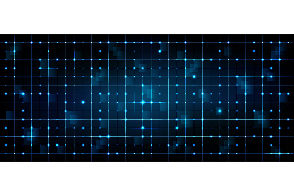 Technical grid pattern with, a Technology Illustration by art PVP - market (Photo 1 of 3)