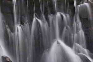 Beautiful waterfall in the jungle, a Photo by saiko3p
