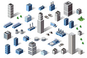 Set of industrial, a Work Illustration by AlexZeL (Thumbnail 2 of 2)