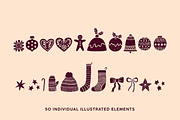 Cozy Hand-Drawn Christmas Clipart, an Illustration by Soph Rowe (Thumbnail 2 of 8)