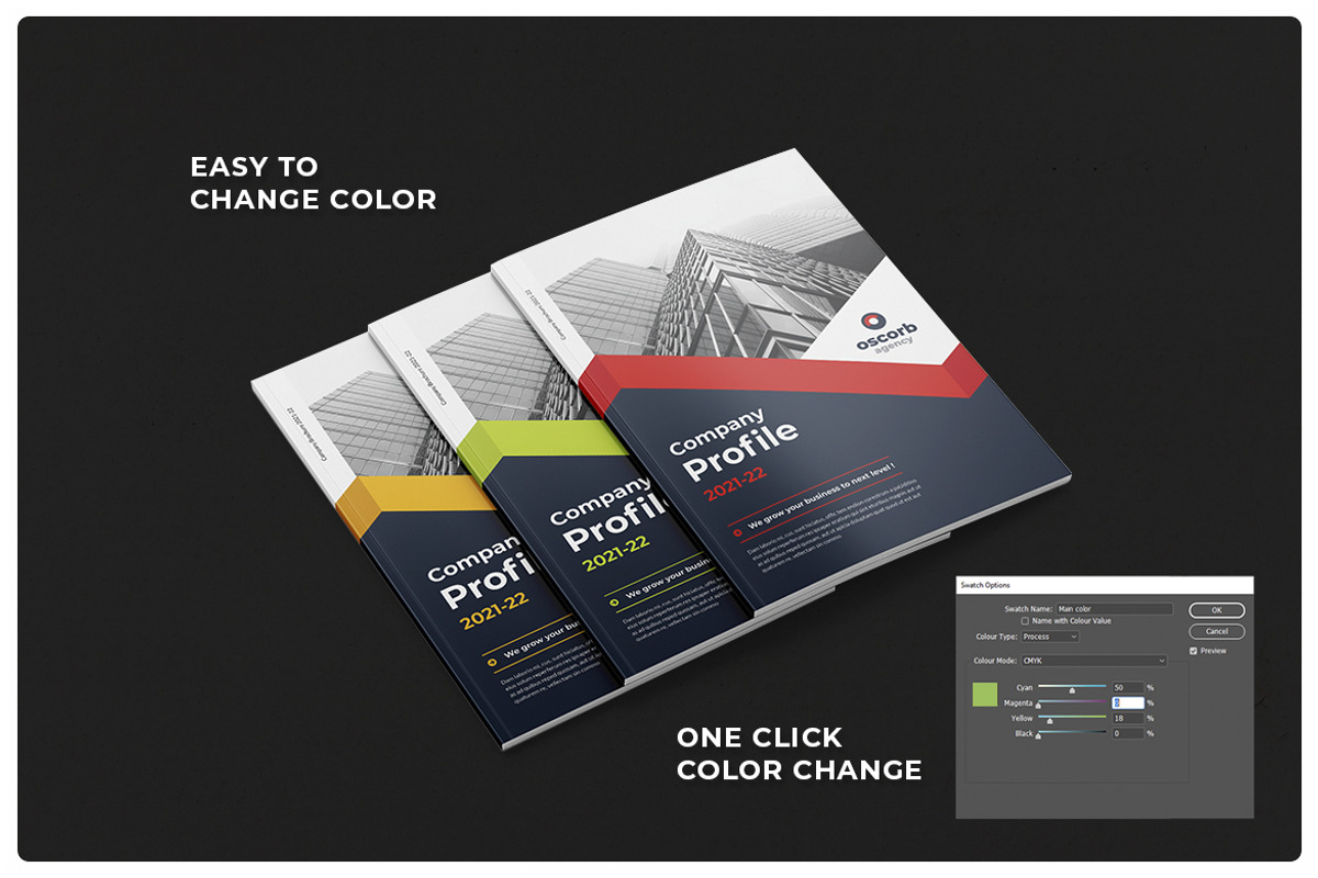 Company Profile Brochure, a Brochure Template by StudioGraficso (Photo 2 of 10)