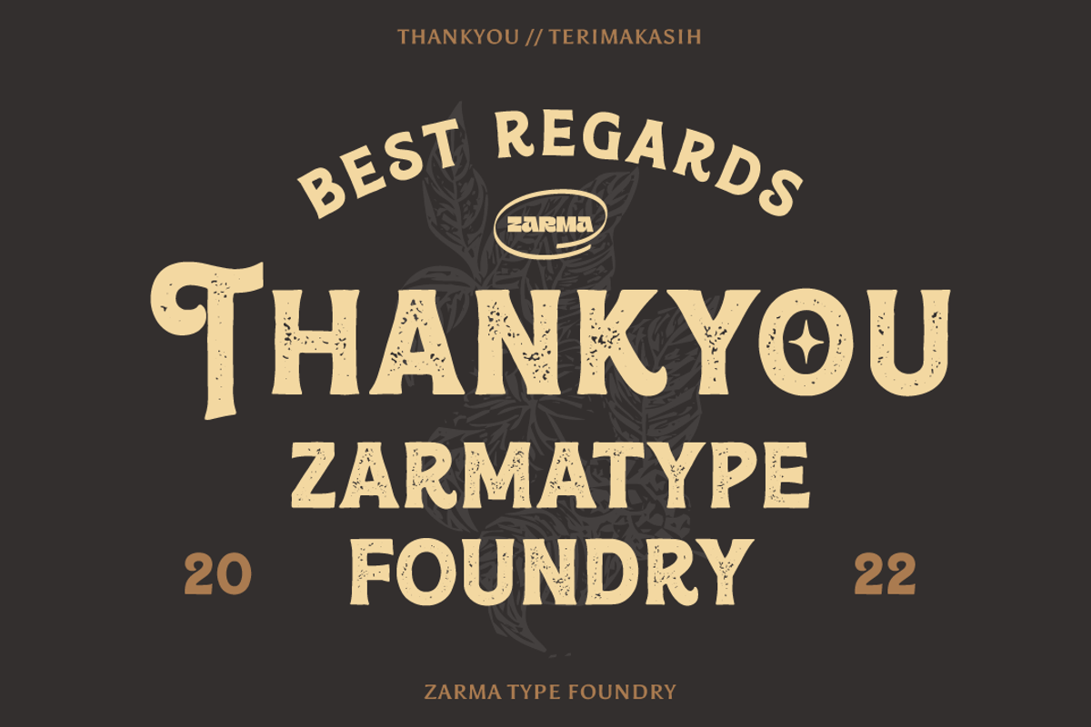 Anerome - Vintage Display Font, a Serif Font by Zarma Type (Photo 12 of 12)