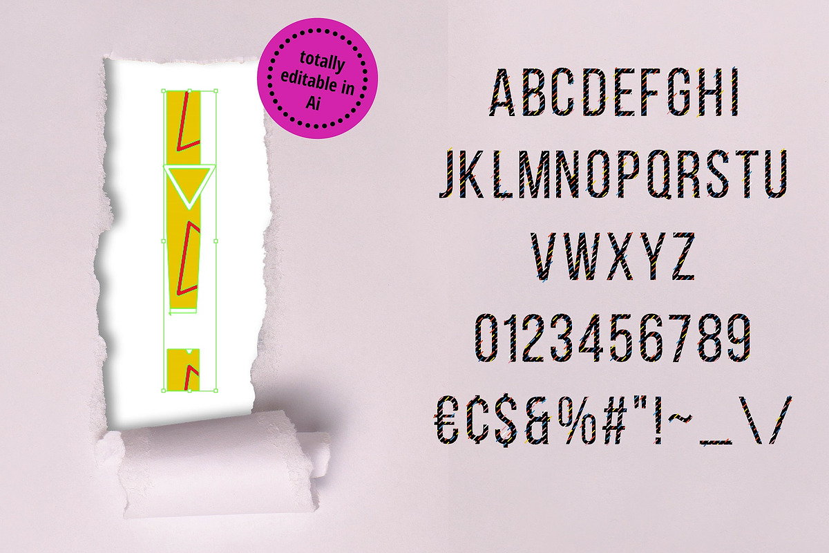 Memphis font trio preview 3