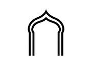 Islamic Arch Window Vector Bundle, an Illustration by yasushie (Thumbnail 19 of 51)