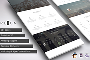 Reign Pro - Corporate Agency, a Bootstrap Template by Theme Wagon (Thumbnail 1 of 13)