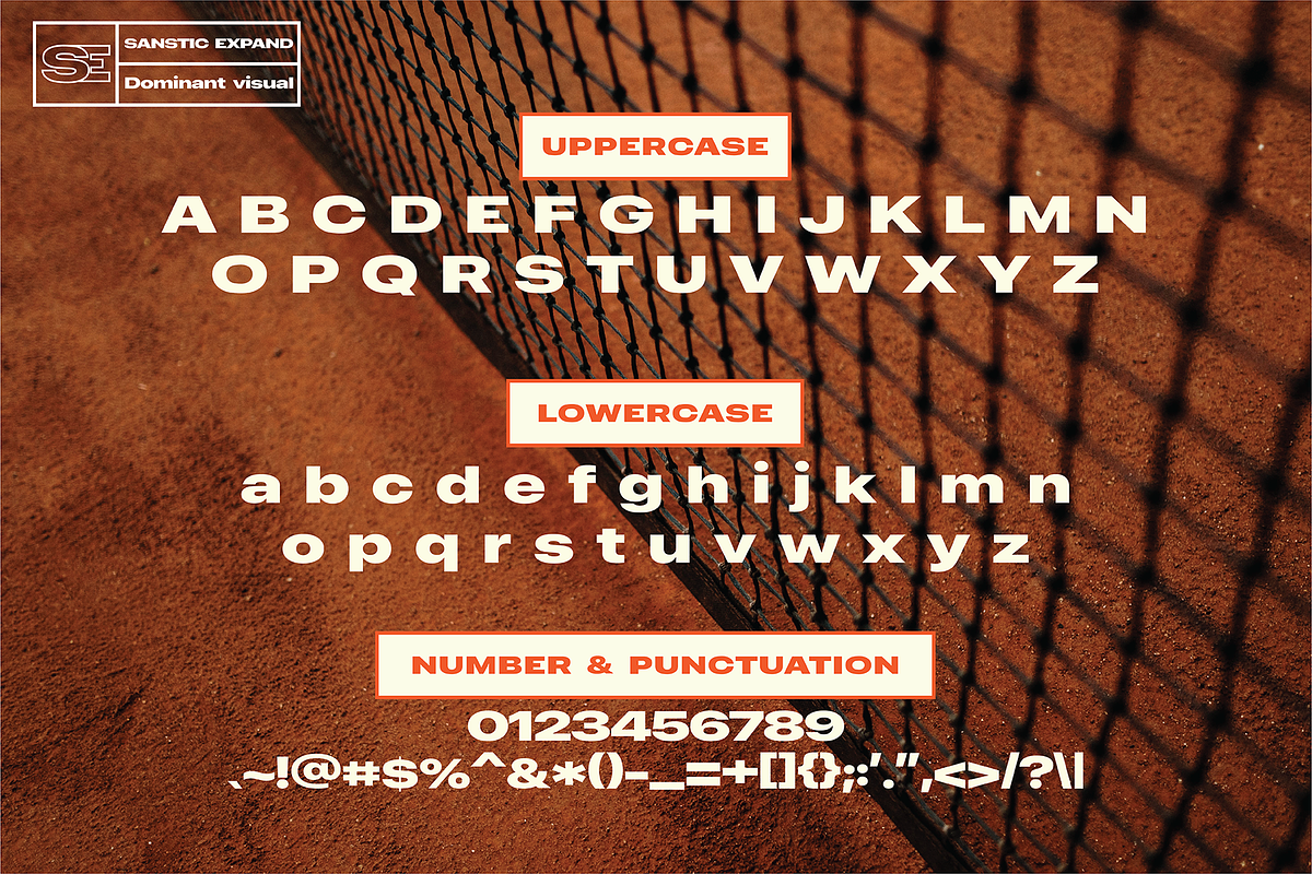 SANSTIC EXPAND - Modern Display Font, a Sans Serif Font by Iwanistic (Photo 2 of 9)