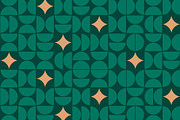 Christmas Bauhaus Seamless Pattern, a Pattern Graphic by Elena Pimukova (Thumbnail 4 of 4)