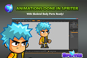 Hunter Boys- Character Sprites 02, an Illustration by CreativeGameArt (Thumbnail 4 of 4)