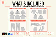 Streetwear Vector Mockups Pack, a Hoody Mockup by S.i. Graphics (Thumbnail 3 of 4)