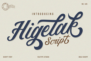 Higelak - Bold Script Font