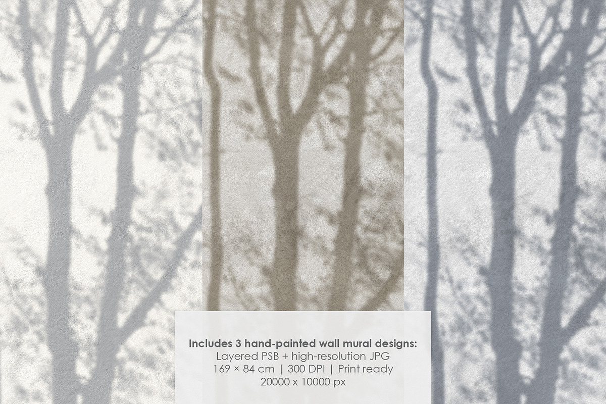 Shadows – wall mural collection, a Wallpaper Graphic by Timofi Art (Photo 3 of 17)