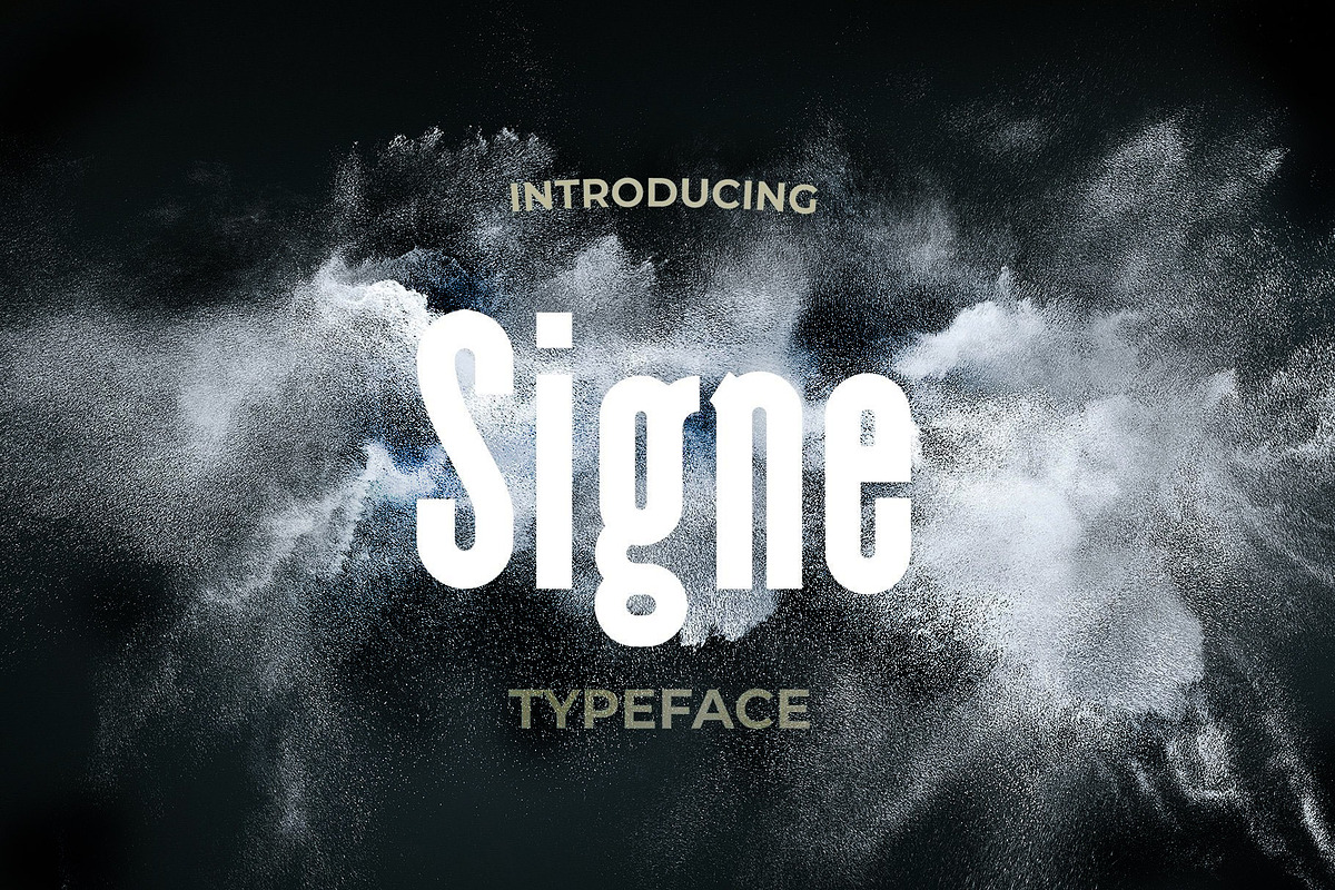 Signe | Condensed Font
