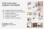 Skincare Canva Social Media Bundle, a Marketing Template by Snapybiz (Thumbnail 2 of 10)