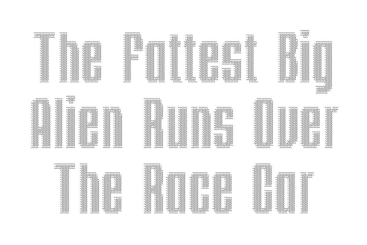 CS Alford Ascii, a Sans Serif Font by Craft Supply Co. (Photo 6 of 8)