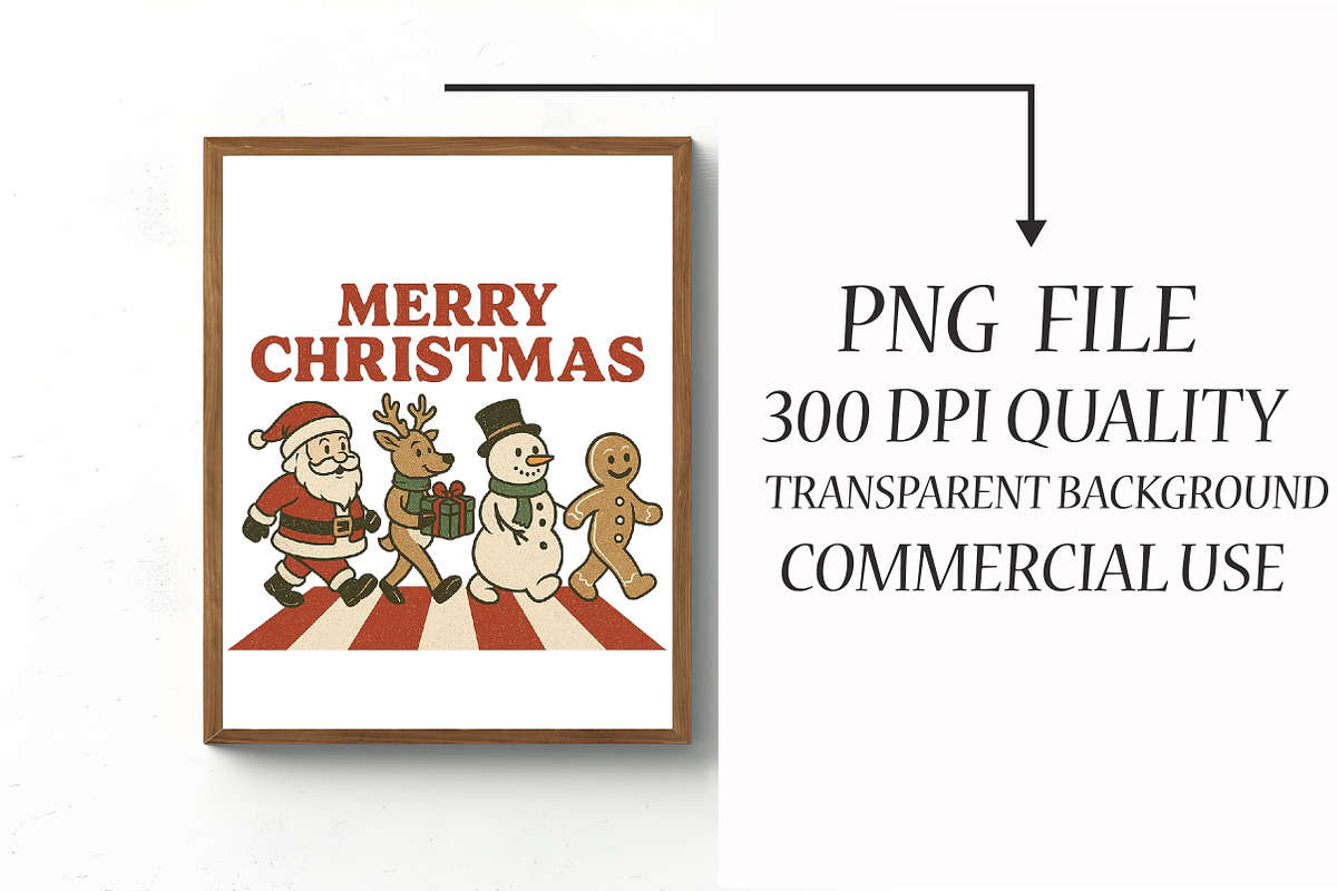 Funny Merry Christmas Png, an Illustration by Libby Wishes (Photo 2 of 6)