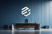 Modern Office Wall Logo Mockup, a Mockup by GenesisCreativeCo (Thumbnail 3 of 3)