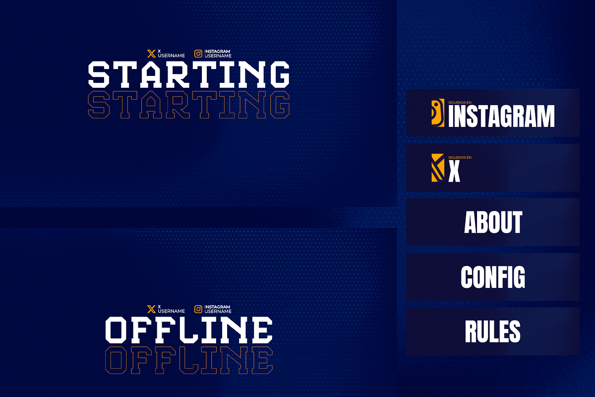 Stream Overlay, a Social Media Template by kr3ndesign (Photo 3 of 4)