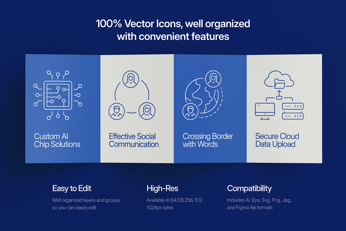 Networking Icon Collection, an Outline Icon by Prosymbols (Photo 2 of 7)