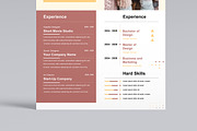 Fashion Resume Design Template, a Resume Template by MightyDesign (Thumbnail 3 of 8)