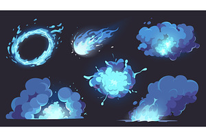 Smoke Clouds, an Object Illustration by alexdndz