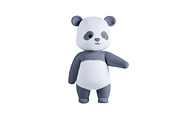 3D Pack Cute Animal Panda, an Animal 3D Model by Astuti Studio (Thumbnail 9 of 11)
