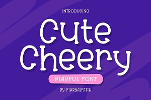 Cute Cheery - Playful Font