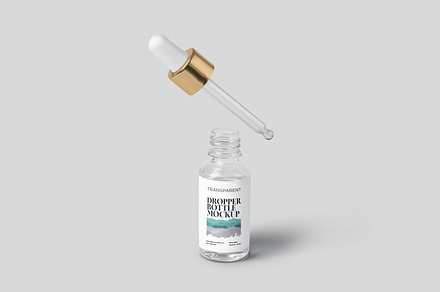 Oil Dropper Bottle Mockups, a Packaging Mockup by GfxFoundry