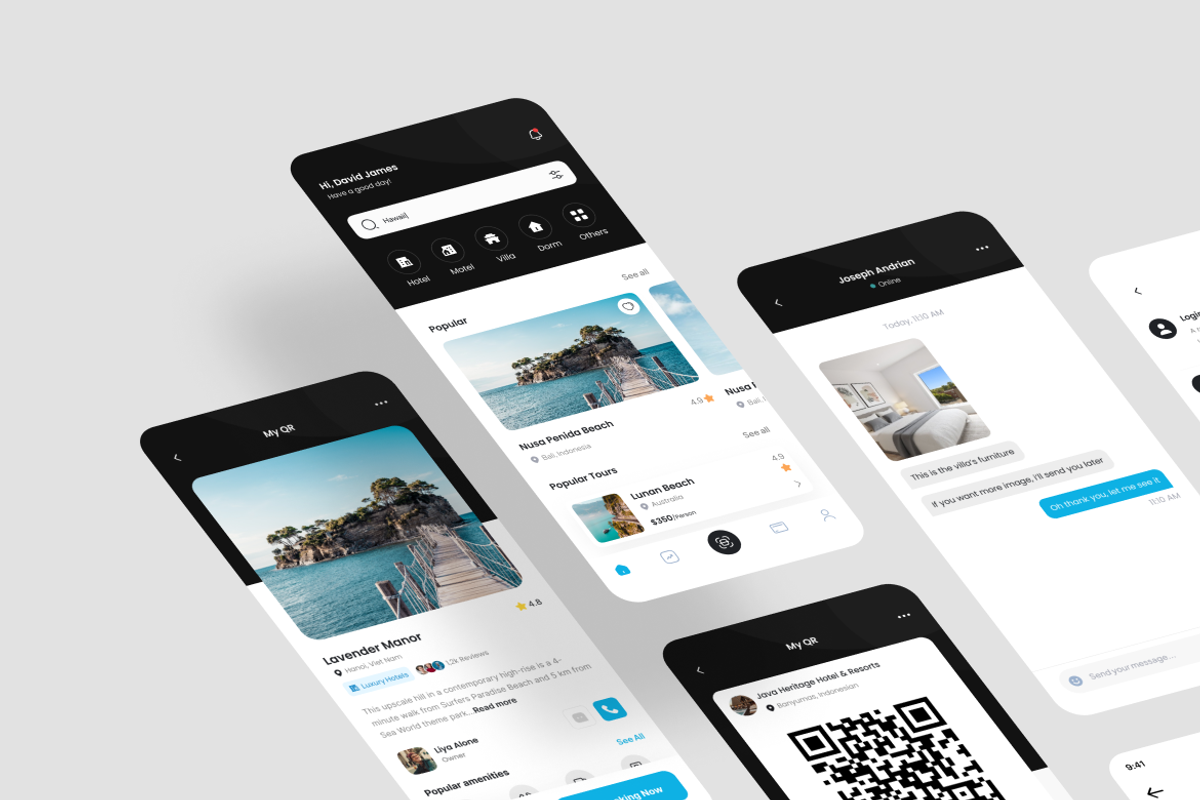 Sky - Travel App UI Kit, an UI Kit Template by iDoodle Studio (Photo 4 of 4)