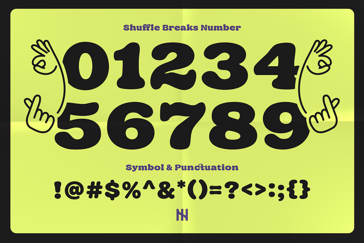 Shuffle Breaks - Retro Display Font, a Serif Font by Inviline.co (Photo 8 of 10)