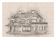 Architecture Line Drawing Photoshop, an Action Add-On by Photoshop Action (Thumbnail 6 of 13)