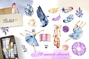 Watercolor Swan Lake, an Illustration by NataliMiasStore (Thumbnail 2 of 8)